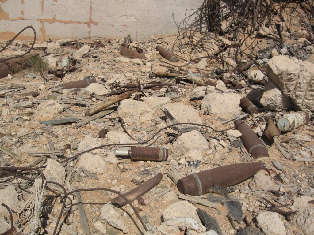 Unexploded ordnance (UXO) in Libya