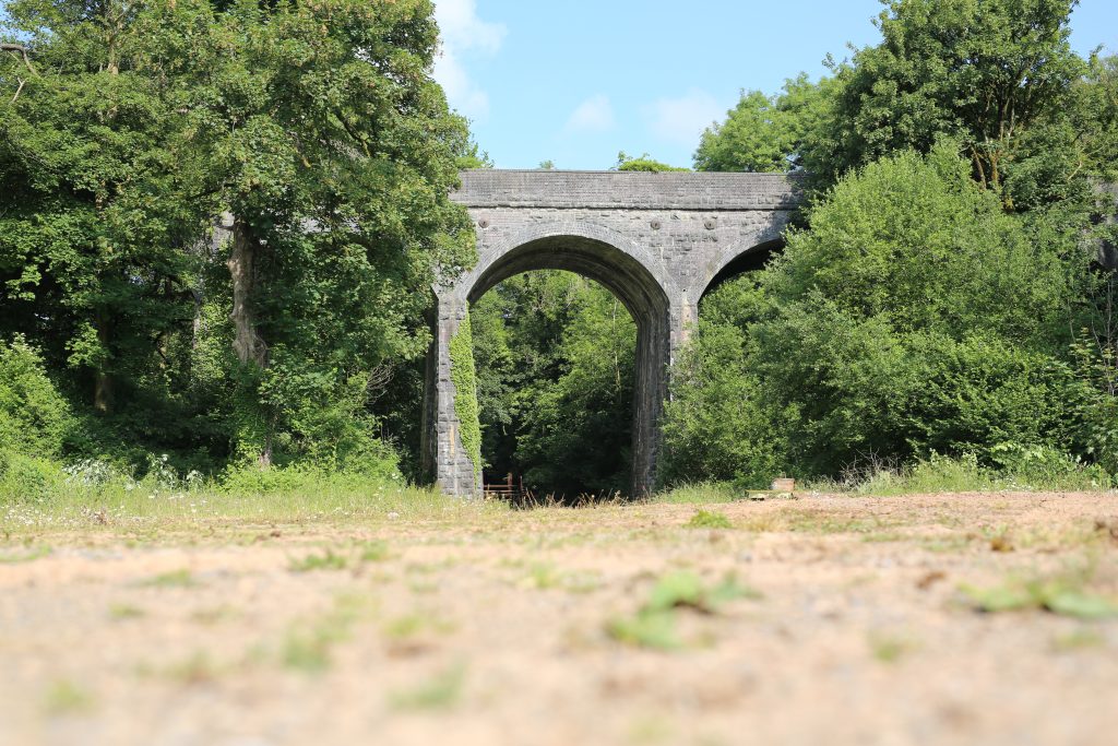 The viaduct at Emborough Range