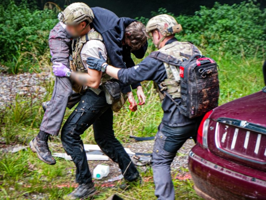 High threat rescue trauma training at Broadmead Range